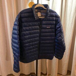 PATAGONIA Down Sweater Jacket (Men's M / Wm Lg) Navy